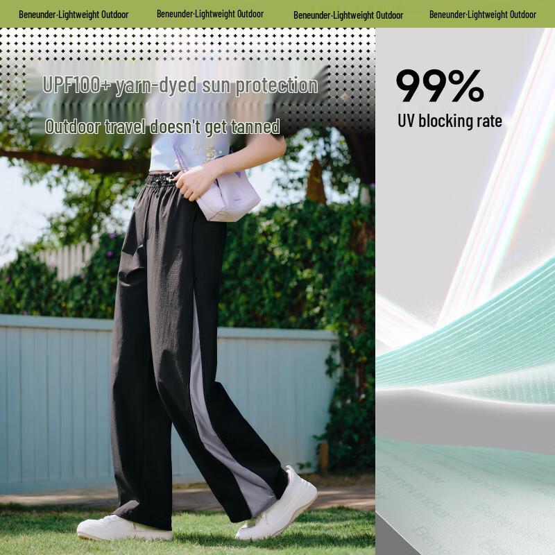 Beneath the Banana Leaf Women's UPF Wide-Leg Pants AS850