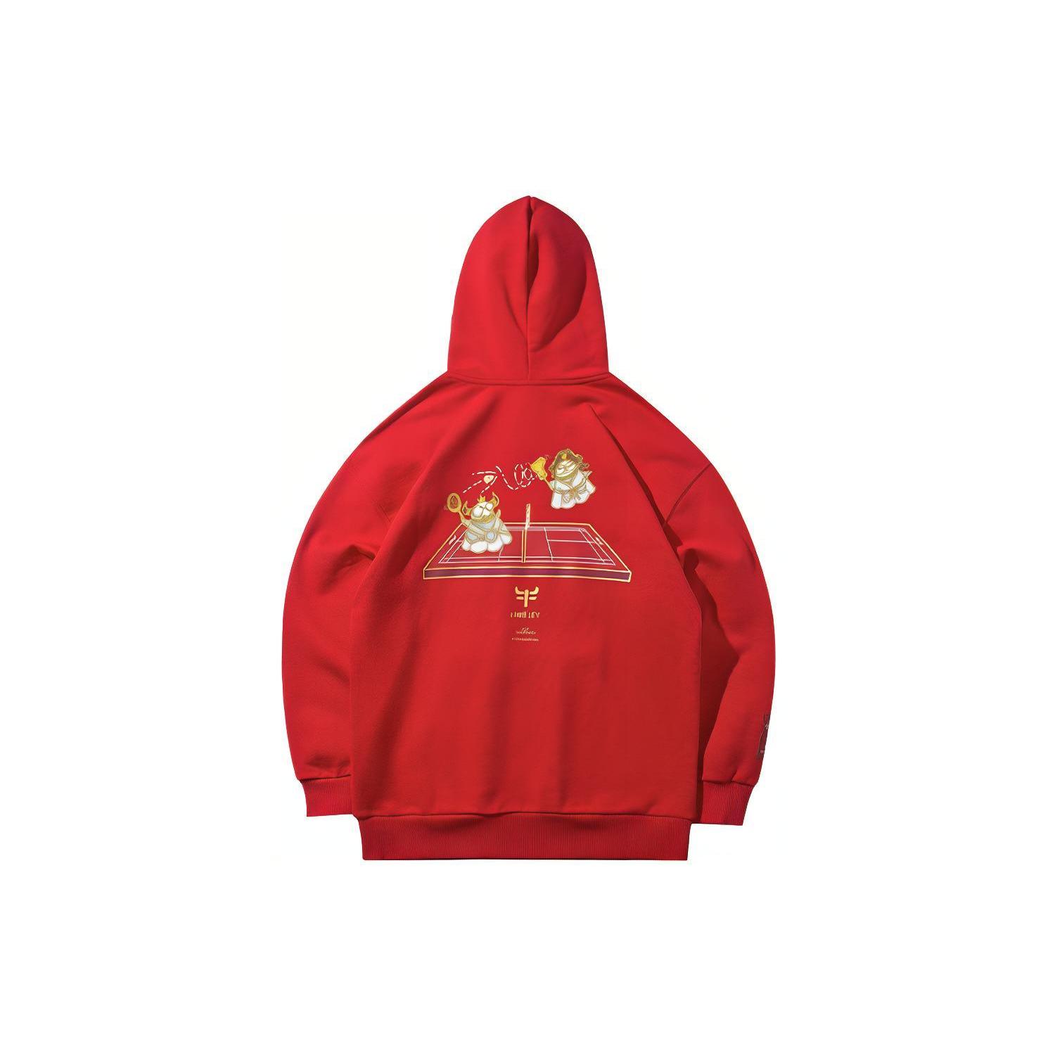 Мужская толстовка Li Ning Алый AWDR357-1 2XL