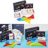 Wooden Tangram Puzzle For Kids Educational Toy For Early Learning And Geometric Shape Recognition
