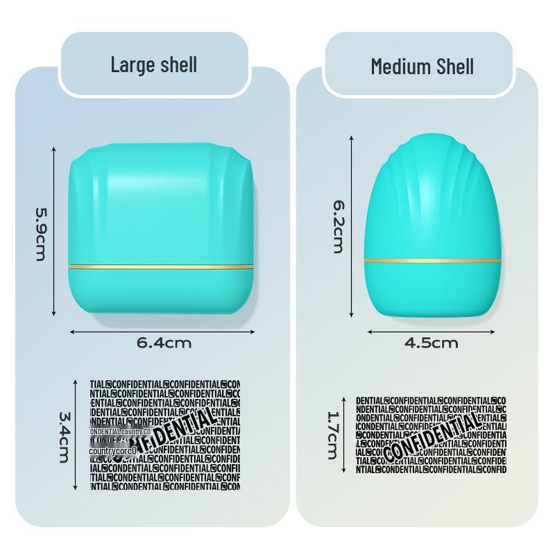 Roller Privacy Stamp with Smear-Proof Ink and Anti-Leak Cover