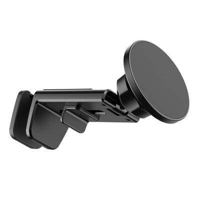 Magnetic Phone Stand with Magnetic Ring 360 Degree Rotation Clip Stand Portable Phone Holder Clamp