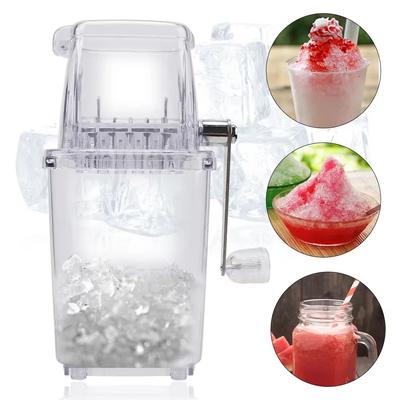Hand-cranked Ice Shaver Mini Breaking Ice Machine Multifunctional Manual Ice Crusher Cold Drink