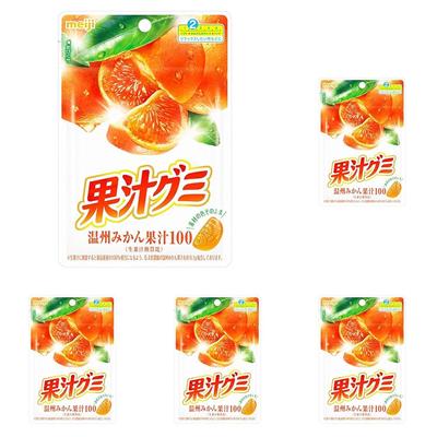 Meiji Fruit Juice Gummies Wenzhou Mikan ( 5)