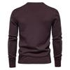 Maglione da Uomo Invernale Autunnale a 10 Colori, Girocollo Slim-Fit