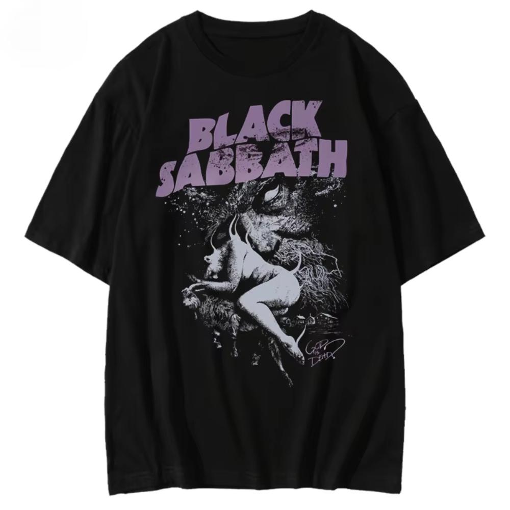 2025 Sommer Herren Kurzarm Extrem Berühmt BLACK SABBATH Band T-Shirt Britischer Rock Black Sabbath Europäischer und Amerikanischer Trend