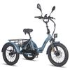 FAFREES F20 Mate L2E-P Certified Folding Electric Cargo Tricycle,48V 500W motor,3 riding modes,maximum load capacity of 180kg.