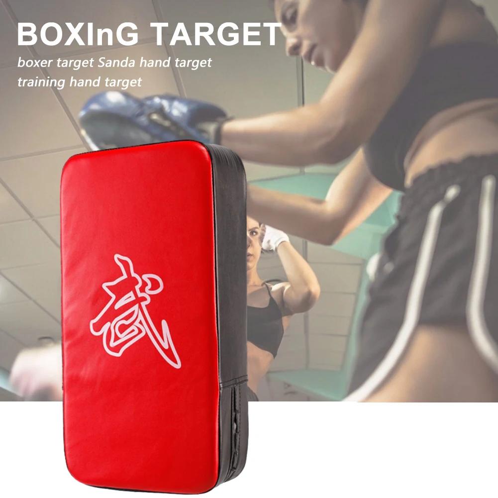 PU Leather Taekwondo Kick Pads Muay Thai Foot Target for Kicking Boxing Shield Training