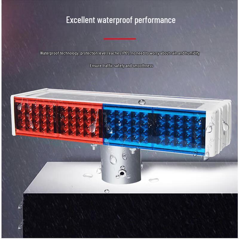 Solar & Plug-in Traffic Signal LED Flashing Light