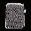 Filter Media Bags, Aquarium Nylon Mesh Bags with Zipper, Fish Tank White Net for Pellet Carbon,
