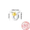 Copper 12 Constellations Collection Luminous Charm Bead Charms Star Shape Bead Compatible With Authentic Bracelets Do It Yourself Fine Jewellery Festi