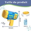 Machine à bulles - KEYLITOS - pistolet à bulles 40 trous - double pistolet - LED - Lot 2 pièces
