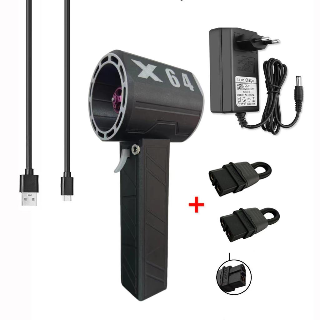 800W High-speed Channel Violent Turbine Fan Handheld Portable Industrial Grade Dust Blower Intelligent Temperature Controlled Cooling Fan