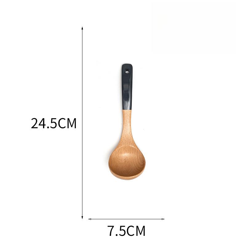 Cooking Spatula Ergonomics Design Fine Workmanship Easy To Clean Durable Serving Spoon Paddle for Home