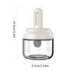 1PC Retractable Seasoning Box Glass Kitchen Seasoning Jar Sealed Seasoning Jar Household Salt Shaker Seasoning Bottle