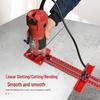 Woodworking Round Hole Slotting & Positioning Tool