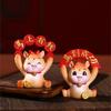 Artistic Resins Horse Miniature Statue Traditional Zodiacs Design Desktop Decoration Chinese New Year Holiday Gift