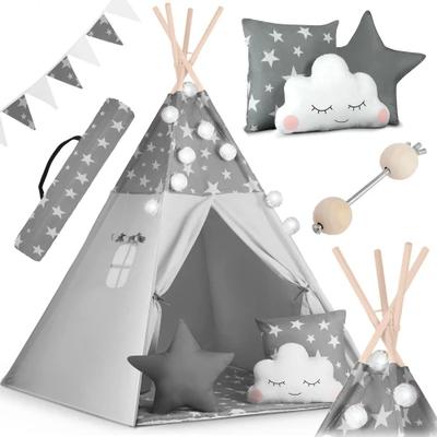 Cotton Tipi Tent - Stars