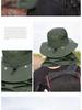 Men's Summer Fishing Bucket Hat with UV Protection and Face Covering for Outdoor Hiking