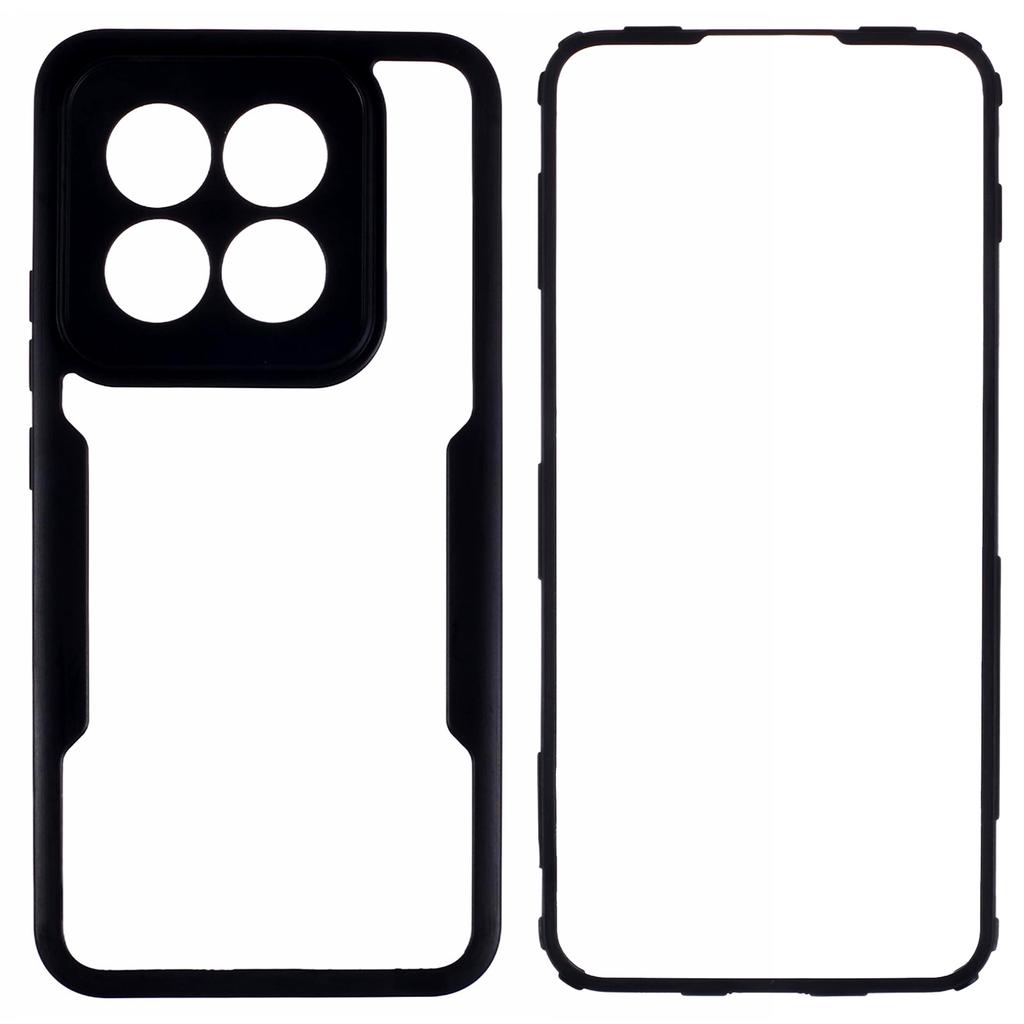 For Xiaomi 14 Pro Case Fully Wrapped Acrylic+TPU Phone Shell