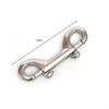 5pcs 316 Stainless Steel Sucha Diving Double End Bolt Snap Hook Clips 100mm Boat Hardware Double En