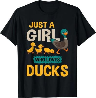 Just A Girl Who Loves Ducks - Funny Duck Lover Gift Unisex T-Shirt