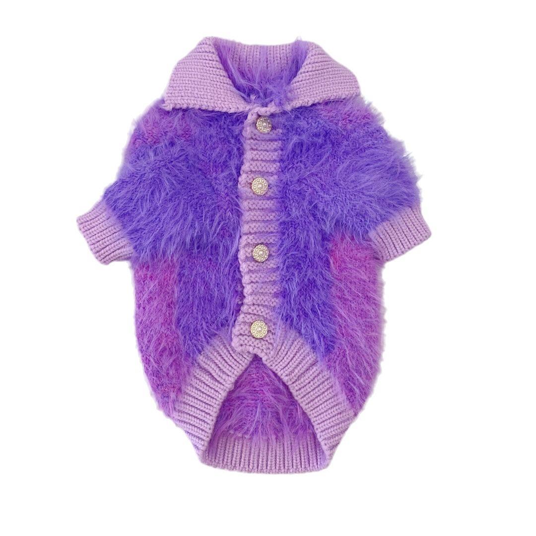 

Зимний вязаный свитер для домашних животных, вязаный кардиган для собак, маленьких и средних собак, кошек, бишонов, норки, флисовая куртка для холодной погоды, одежда для щенков XXL