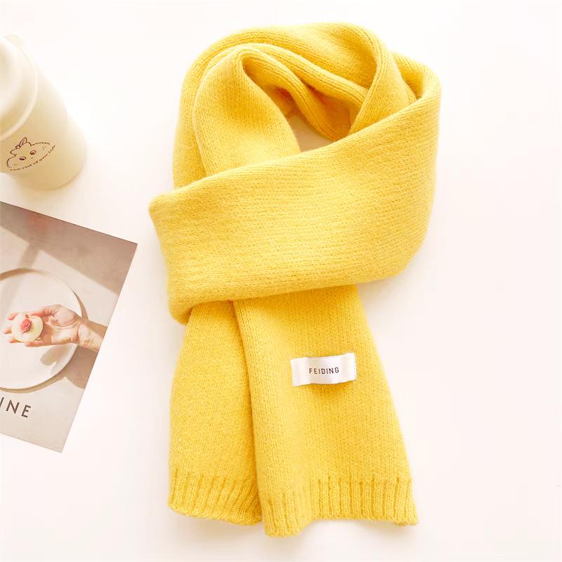 Women Cashmere Blend Scarf Women Winter Warm Thicken Luxury Solid Color Shawl Wraps Female Warm Thick Wool Neckerchief Blanket