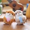 Adorable Plush Seal Keychain Soft Plush Toy Cute Marine Animal Bag Charm Gray Seal