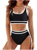 2025 Euro-American Chic Backless Solid Color Sexy Bikini
