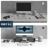 Fenge Monitor Fully Desktop Stand with Keyboard 52cm 25kg Weight G04A1522B Stand, Assembled, Drawer, Storage, Wide, Capacity, Black,