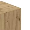 Handwerklicher Eichenschrank 90 x 52 x 200 cm Spanplatte
