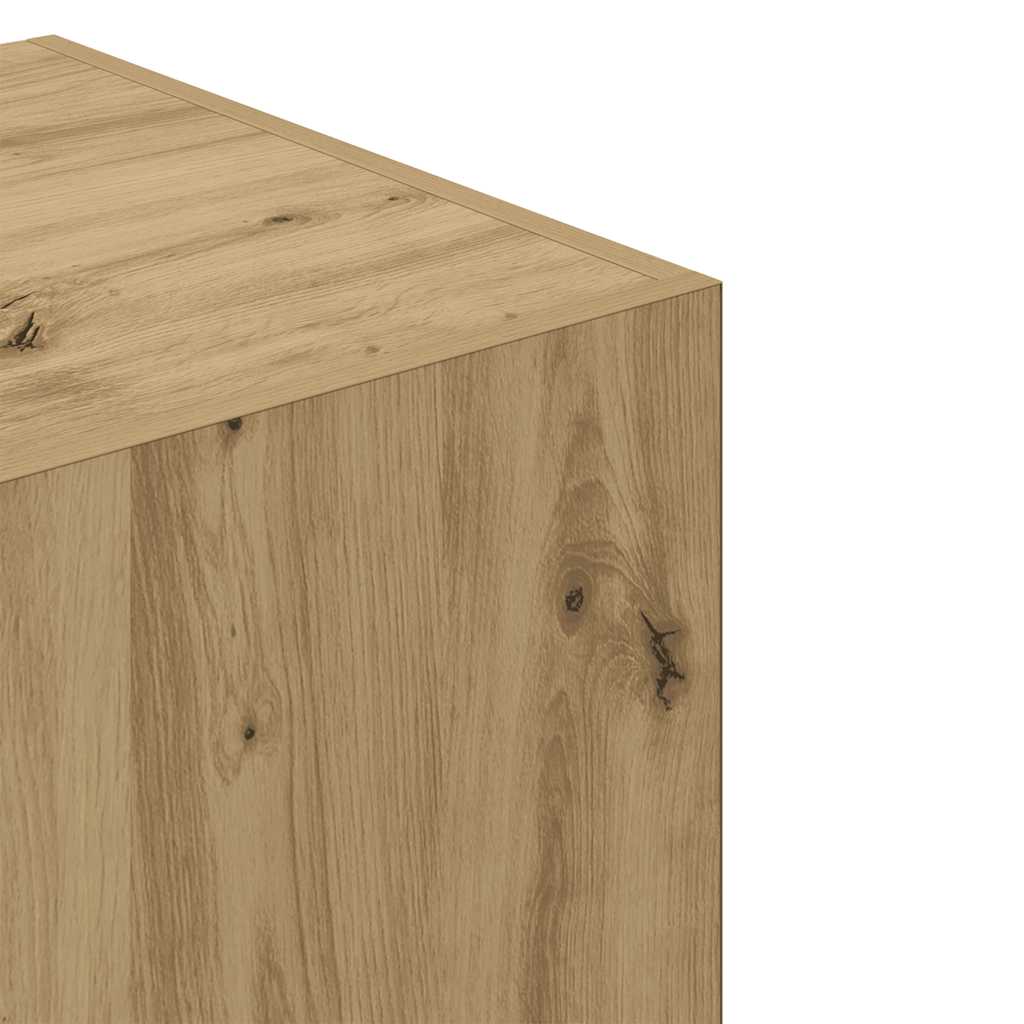 Handwerklicher Eichenschrank 90 x 52 x 200 cm Spanplatte