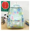A Color-blocking Striped Backpack for Female High School Students and Junior High School Students
