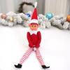 Bookshelf Fairy Christmas Doll Novelty Long Bendy Naughty Boy Elf Cute Red Christmas Boys and Girls Elf Doll Home Decoration