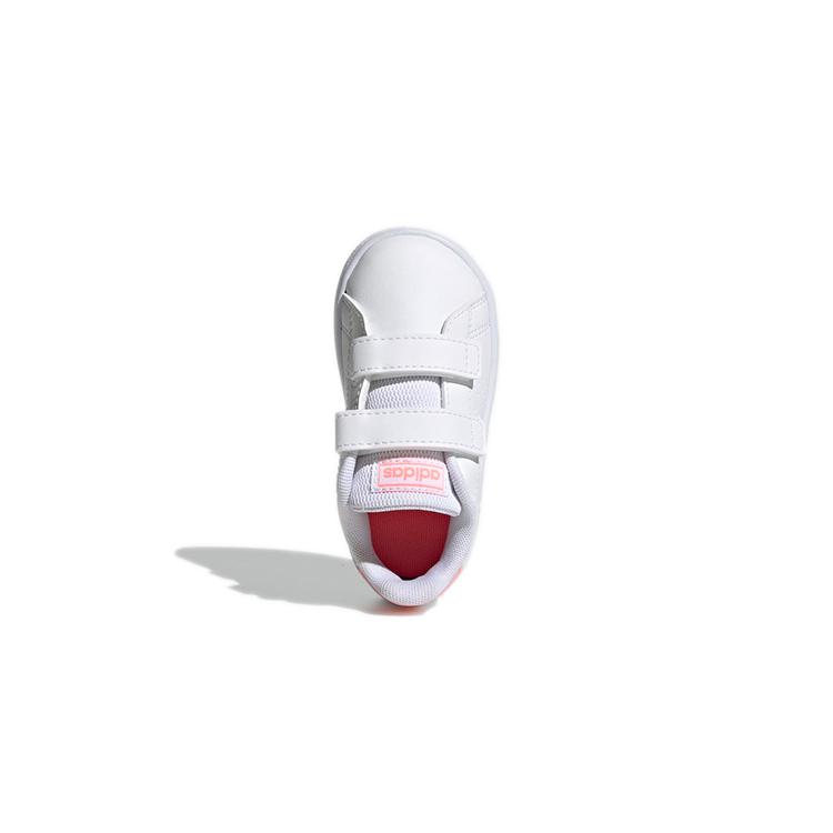 Adidas Neo ADVANTAGE Comfortable Abrasion Resistant Low top Toddler Shoes White Infant And Toddler GW0454