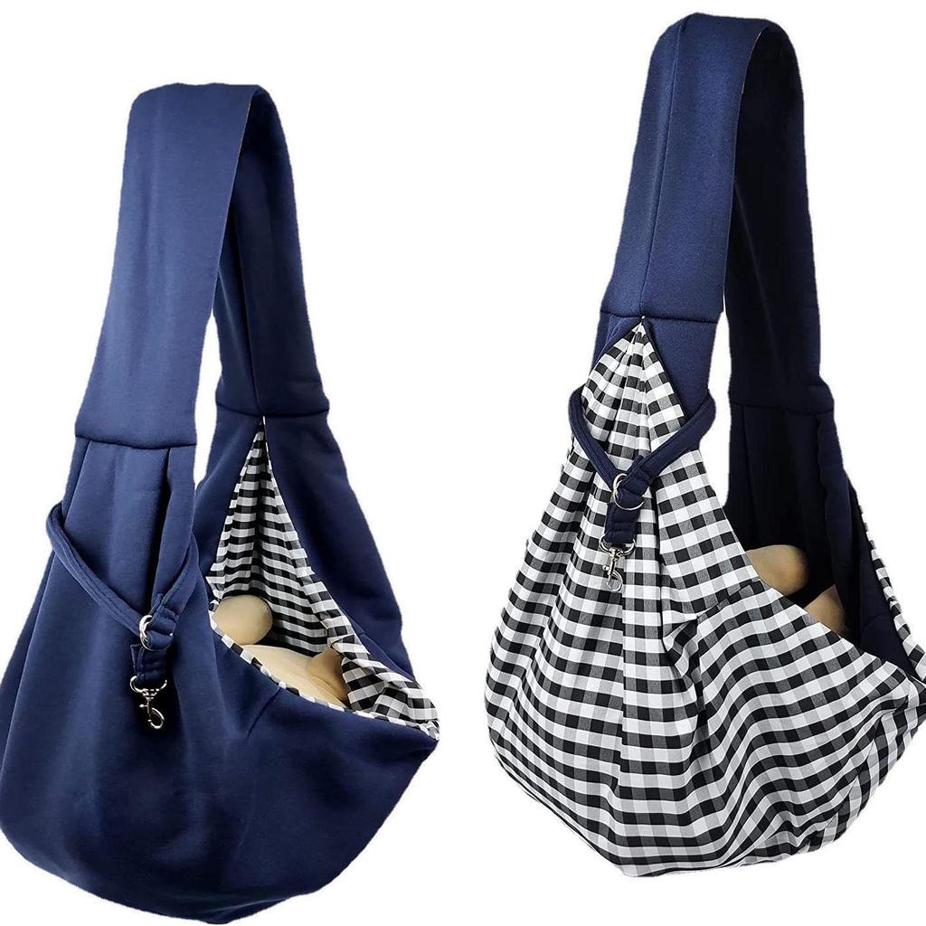 Foldable Portable Solid Color Pet Shoulder Bag for Small Dogs