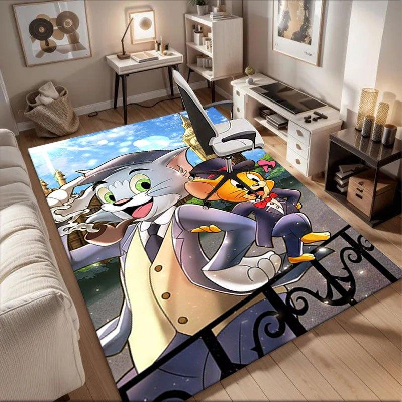 

Tom & Jerry: Classic Cartoon Characters Art Print Poster Office Mat Home Decor Gift For Halloween & Christmas LD89 60cm by 90cm