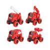 1Pcs Inertia Simulation Truck Toy Engineering Military Fire Sanitation Vehicle With Big Tire For Kids Play Birthday Gift