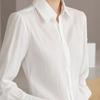 Spring French Chic Super Beautiful Top Light Luxury Fashionable Fashionable Simple and Versatile White Shirt