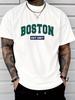 Boston South 1997 Digital Printed Sports 100 Cottonhot Sale Unisex Tshirt 2026 Summer New Fashion Oversized Neck Unisex Tshirt