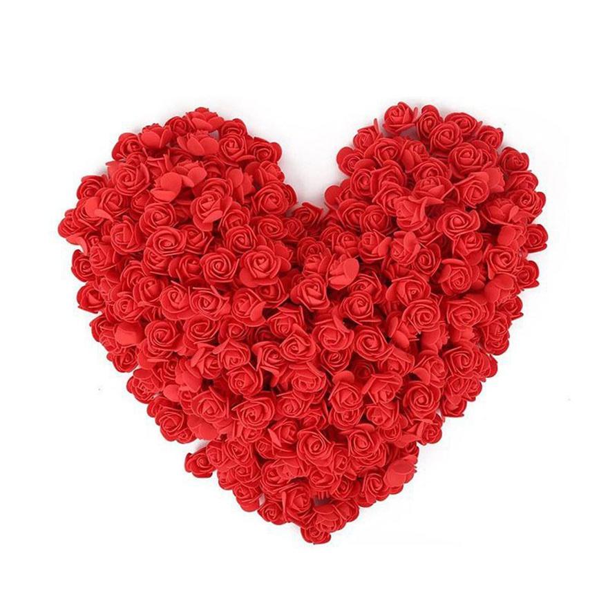 100PC PE Foam Artificial Flowers Home Vase Table Wedding Accessories DIY Gift Scrapbook Bubble Bear Holiday Party Garland Decor Cheap