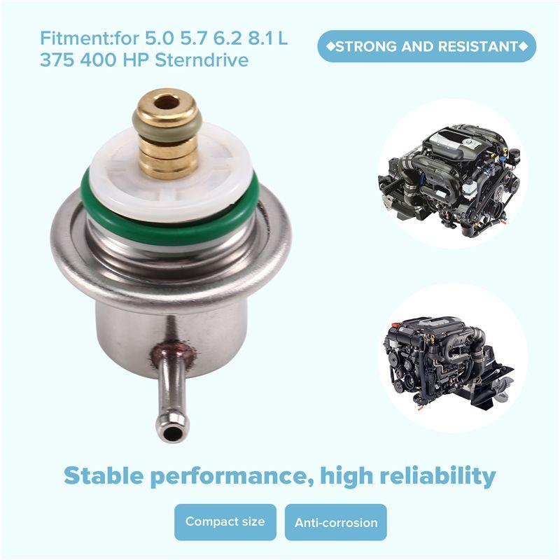 A70X-892681 Fuel Pressure Regulator For Mercruiser 5.0 5.7 6.2 8.1 L 375 400 HP Sterndrive Engines Model