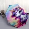 Unicorn Fantasy - Parasol Automatyczny, Czterosezonowy Składany Parasol Przenośny, Odpowiedni dla Mężczyzn i Kobiet, Podróżny, Codzienny Kompaktowy Parasol, Na Zewnątrz