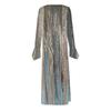 Mote Dame Casual Mote Ensfarget Lomme V-hals Genser Langermet Kjole