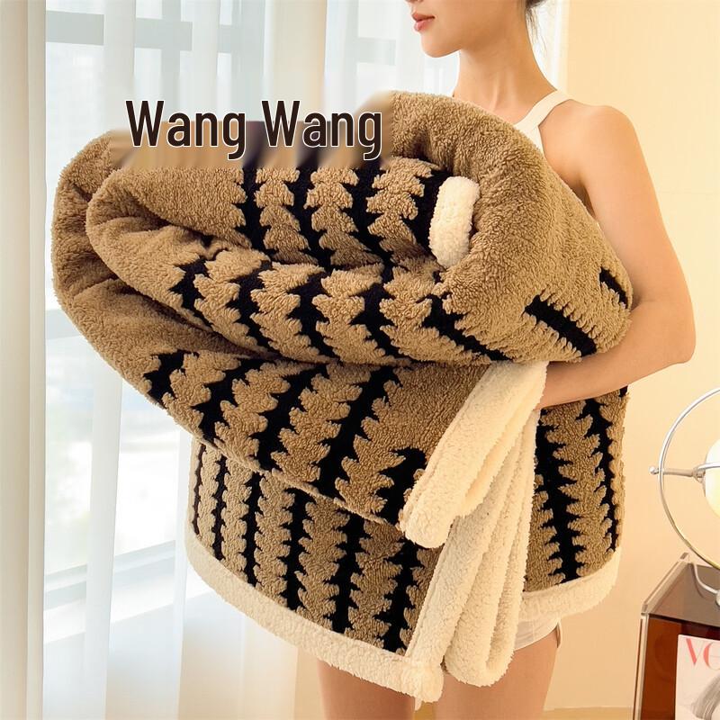 

LISM Thickened Plush Fiber-Filled Blanket