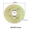 Αλυσίδες 428 Γρανάζια 37T/40T/41T/43T/48T 37MM-76MM Γρανάζια Πίσω Τροχού Μοτοσυκλέτας Για 110cc 125cc 140cc Dirt Pit Bike