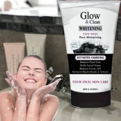 Glamezone Pore Minimizing, Oil Control, Dirt Removal, Fights Pollution, Blackheads, Acne, Pimples| Activated Charcoal