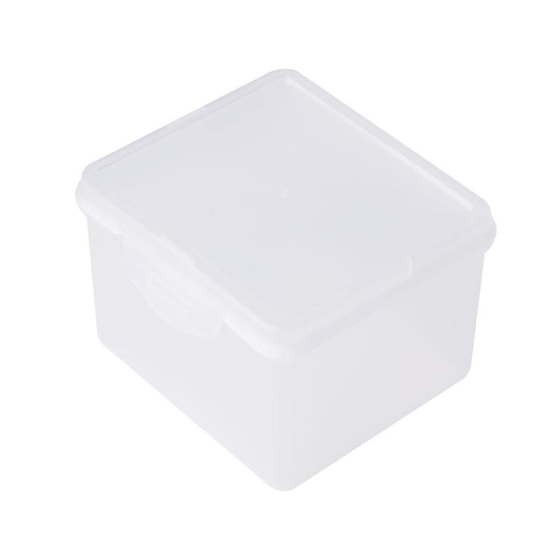 Square Transparent Storage Box Small Plastic Case For Jewelry Beads Small Parts Coins Screws Container Multiple Sizes Option