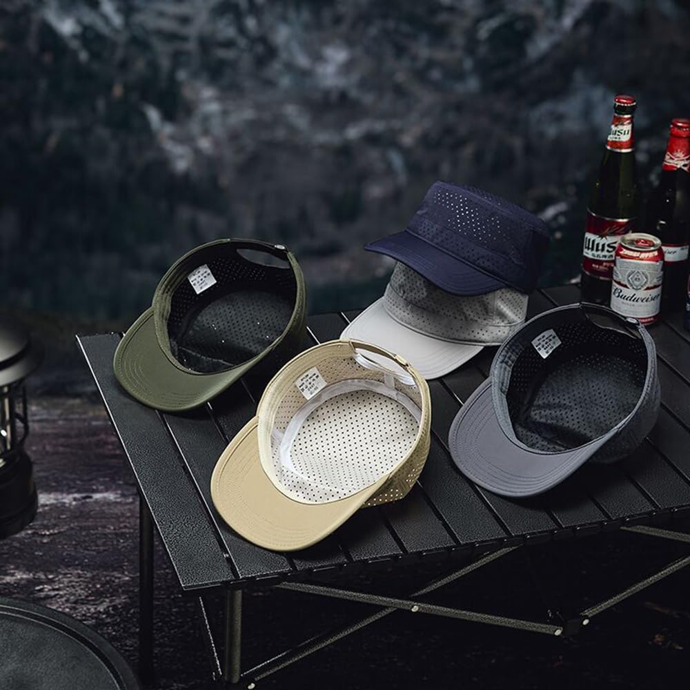 AXIAO Summer Breathable Work Classic Style Military Cap for and Baseball Sizes Men's Quick-Drying Cap, Fishing, Mountaineering, (JP, 56.0 Cm, 58.0 Cm,