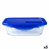Boîte À Lunch Hermétique Pyrex Cook & Go Bleu 1,7 L 24 X 18 Cm Verre (5 Unités)